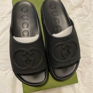 Black high sandals Brand New With Box & Dust bag
